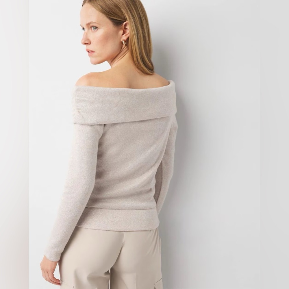 White House Black Market off-the-shoulder top (women’s XL) (NWT) - Picture 4 of 14